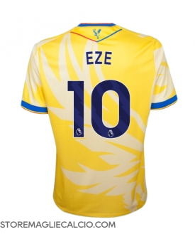 Crystal Palace Eberechi Eze #10 Maglia Gara Trasferta Repliche 2024-25